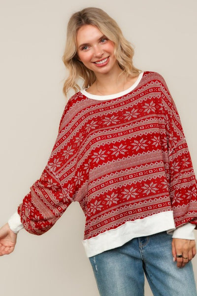 Snow Flake Hacci Top