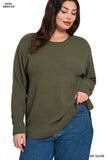 ROUND NECK BASIC SWEATER