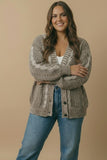 BUTTON DOWN OVERSIZED CHUNKY
CABLE CARDIGAN