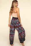 ETHNIC BORDER WOVEN PANTS