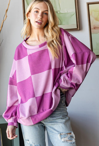 Checkered Sweatshirt