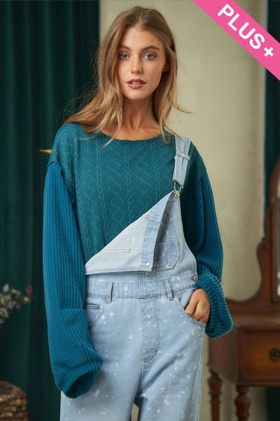 Round Neck Loose Fit Knit Top