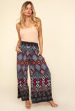 ETHNIC BORDER WOVEN PANTS