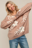 Floral Oversized Sweater
