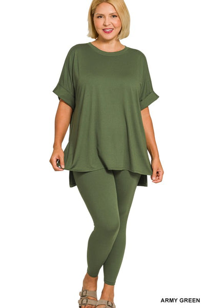 SHORT SLEEVE MICROFIBER SET