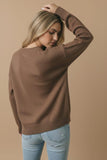 PUMPKIN GLITTER EMBROIDERY
PULLOVER SWEATER
