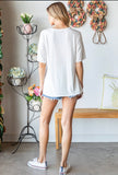 Sequin Flag Top