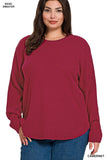 ROUND NECK BASIC SWEATER