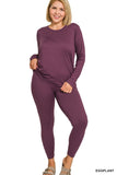 ROUND NECK TOP & LEGGINGS