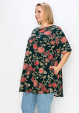 FLORAL POCKET TUNIC