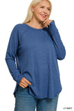 BABY WAFFLE LONG SLEEVE TOP