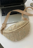 Raffia Crossbody/Belt Bag