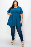 Teal Sheered Tunic