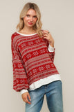 Snow Flake Hacci Top