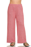 MELANGE SHORT SLEEVE TEE & LONG PANTS SET