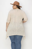 Taupe Tunic Sweater