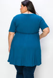 Teal Sheered Tunic