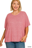 MELANGE SHORT SLEEVE TEE & LONG PANTS SET