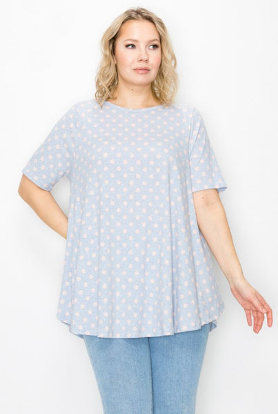 Blue Polka Dotty