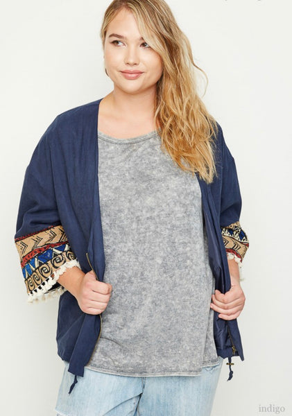Indigo Kimono Jacket