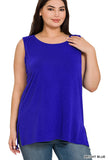 Sleeveless Rounded Top