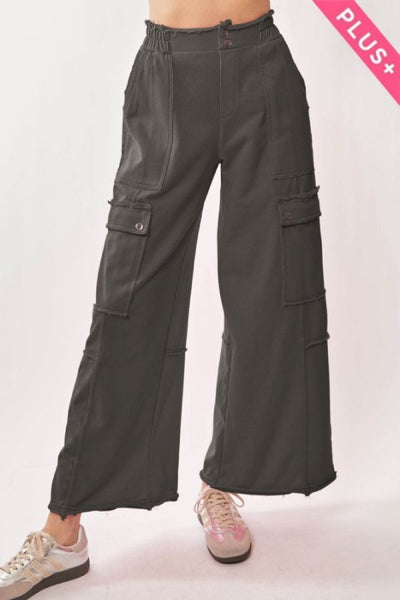 Mineral Flap Pocketed Knit Cargo Pants