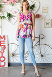 Multi Color Flare Tank